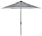 Iris Fashion Line 9Ft Umbrella in Black & White